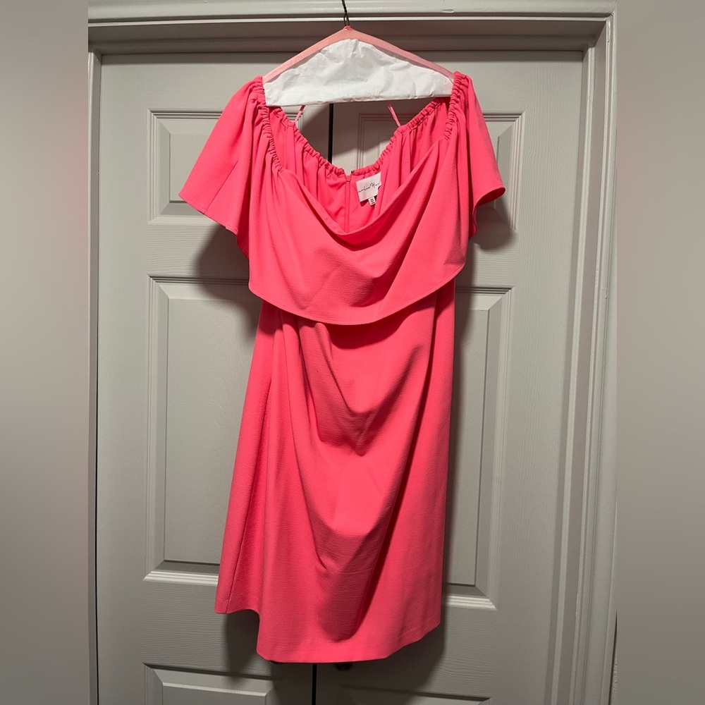 Off the shoulder dress from Nordstrom’s.